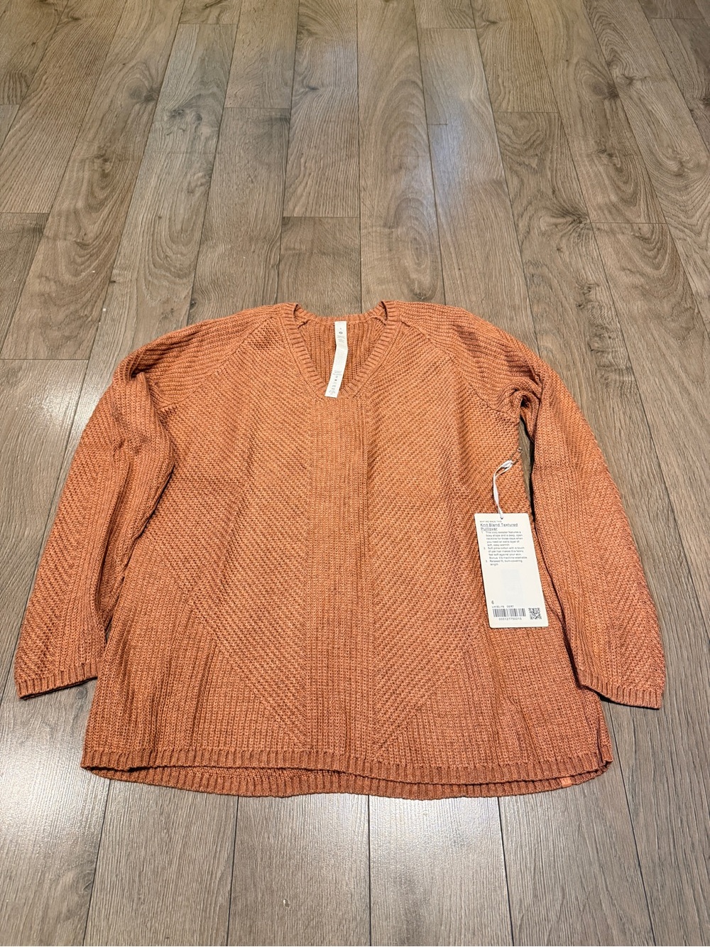 LOFT Women's V-Neck Pullover Sweater - Burnt Orange